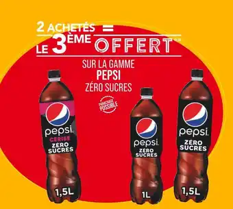 Match Pepsi 2 achetés= le 3ème offert sur ma pepsi zéro sucres offre
