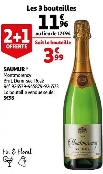 Auchan Montmorency saumur offre