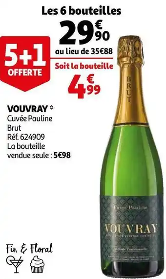 Auchan Cuvée pauline vouvray offre