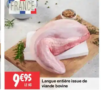 Migros Langue entière issue de viande bovine offre