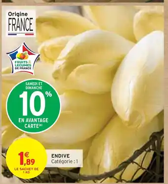Intermarché Endive offre