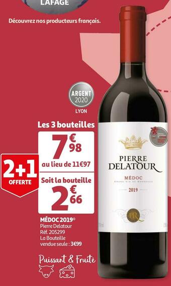 Auchan Pierre delatour médoc 2019 offre