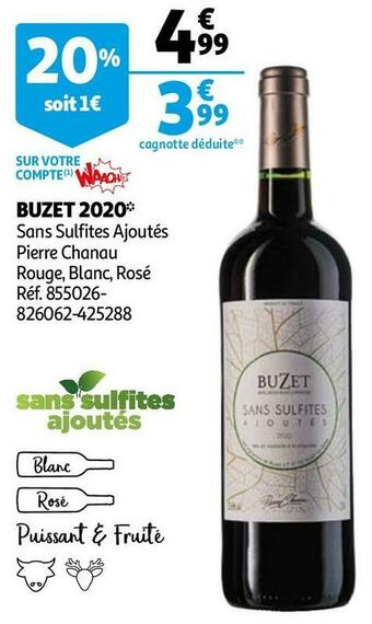Auchan Pierre chanau buzet 2020 offre