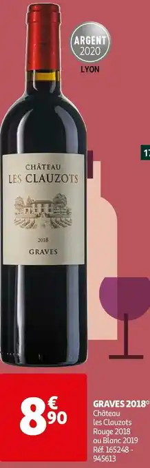 Château les clauzots graves 2018