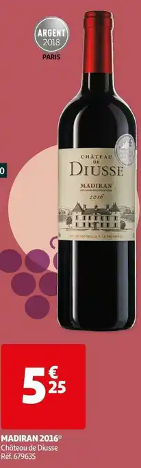 Auchan Château de diusse madiran 2016 offre
