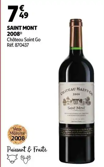 Auchan Saint mont 2008 offre