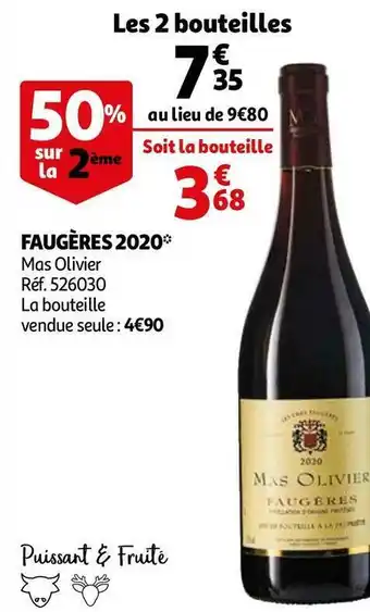 Auchan Mas olivier faugères 2020 offre