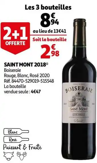 Auchan Saint mont 2018 offre