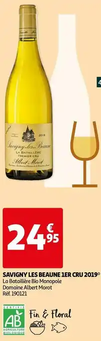 Domaine albert morot savigny les beaune 1er cru 2019