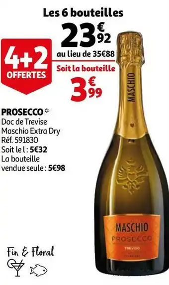 Auchan Maschio prosecco offre
