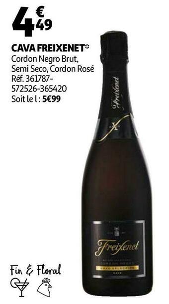 Auchan Freixene cava freixenet offre