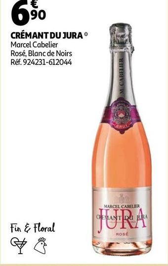 Auchan Marcel cabelier crémant du jura offre