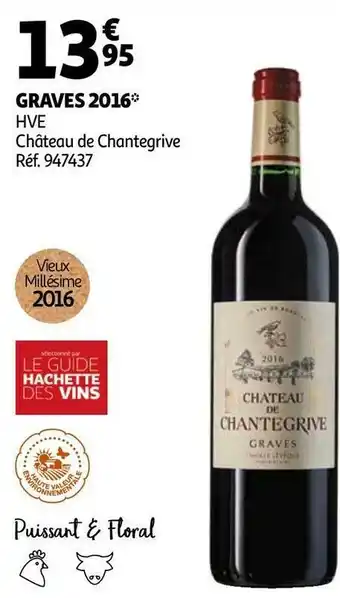 Château de chantegrive graves 2016