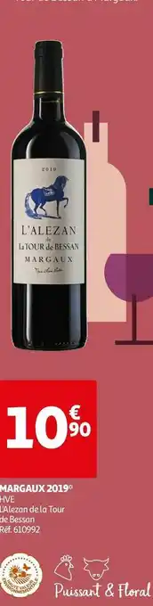 Auchan L'alezan de la tour de bessan margaux 2019 offre