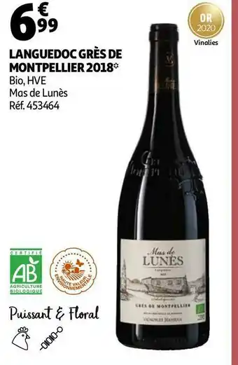 Mas de lunès languedoc grès de montpellier 2018