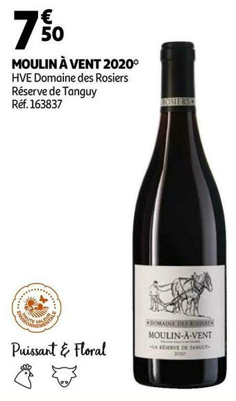 Auchan Domaine des rosiers moulin à vent 2020 offre