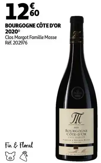 Auchan Clos margot famille masse bourgogne côte d'or 2020 offre