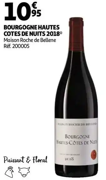 Auchan Maison roche de bellene bourgogne hautes cotes de nuits 2018 offre