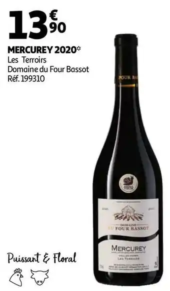 Auchan Domaine du four bassot mercurey 2020 offre