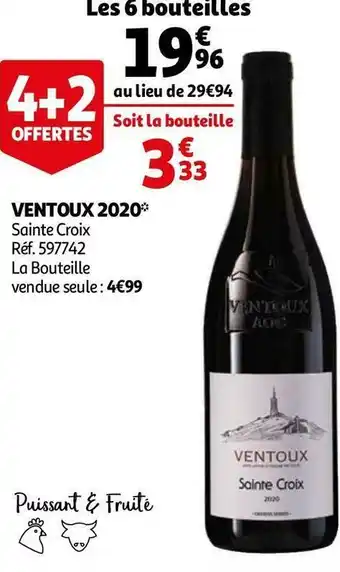 Auchan Sainte croix ventoux 2020 offre