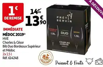 Auchan Charles & césar médoc 2019 offre