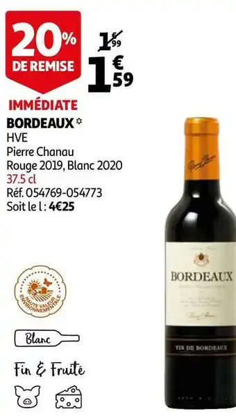 Auchan Pierre chanau bordeaux offre