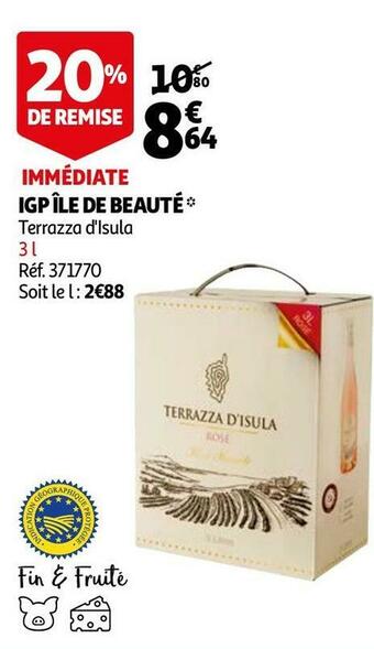 Auchan Terrazza d'isula igp île de beauté offre