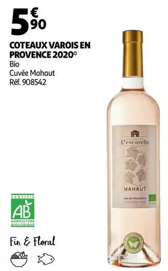 Auchan Coteaux varois en provence 2020 offre