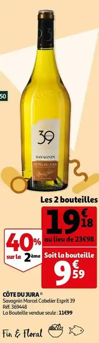 Auchan Marcel cabelier côte du jura offre