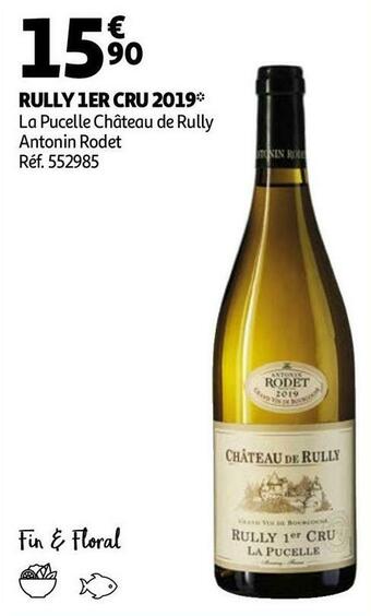Auchan Antonin rodet rully 1er cru 2019 offre