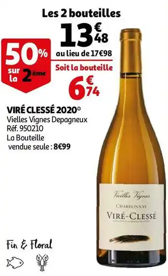Vielles vignes depagneux viré clessé 2020