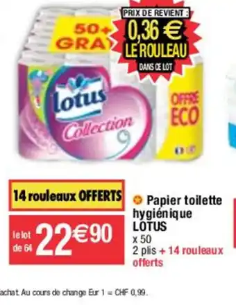 Papier toilette hygiénique