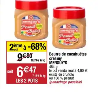 Migros Beurre de cacahuètes offre