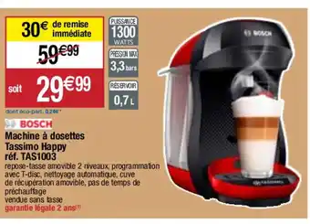 Migros Machine à dosettes Tassimo Happy offre