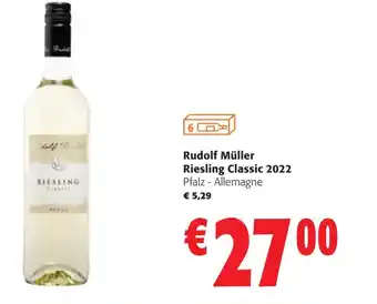 Colruyt Rudolf Müller Riesling Classic 2022 offre
