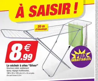 Bazarland Le séchoir à ailes "Silver offre