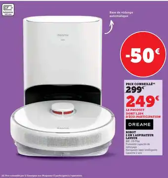 Hyper U ROBOT 2 EN 1 ASPIRATEUR LAVEUR offre