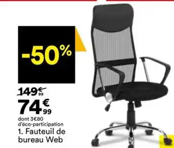 BUT Fauteuil de bureau Web offre