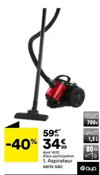 BUT Aspirateur sans sac offre