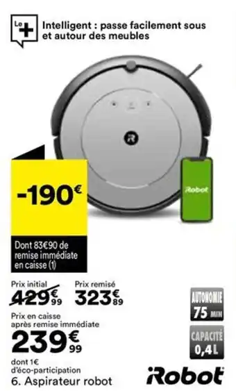 BUT Aspirateur robot offre