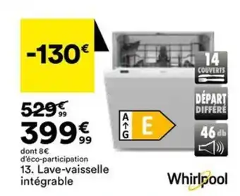 BUT Lave-vaisselle intégrable offre