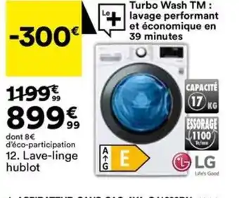 BUT Lave-linge hublot offre