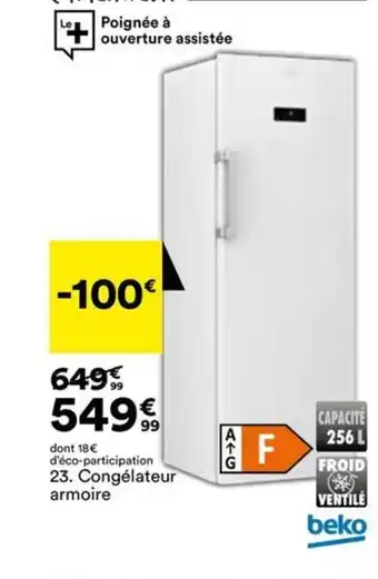 BUT Congélateur armoire offre
