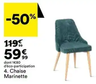 BUT Chaise Marinette offre
