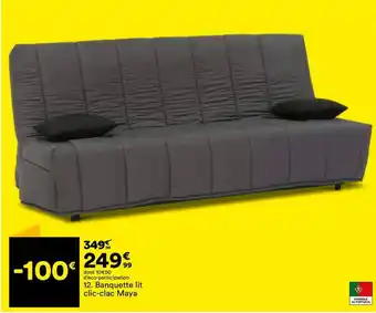 Banquette lit clic-clac Maya