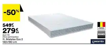 BUT Matelas Eos 2 140x190 cm offre