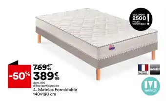 BUT Matelas Formidable 140x190 cm offre