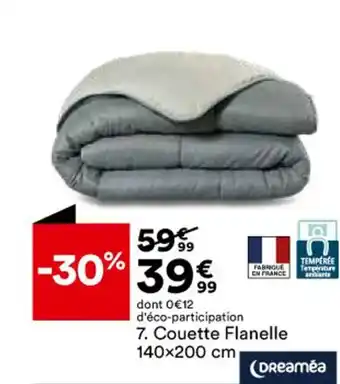 BUT Couette Flanelle 140x200 cm offre
