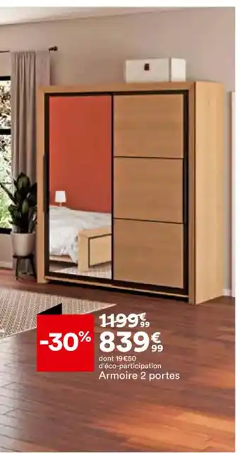BUT Armoire 2 portes offre