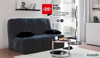 BUT Banquette lit BZ Twister slyde 140 cm + housse BZ 140 slyde géométrik offre